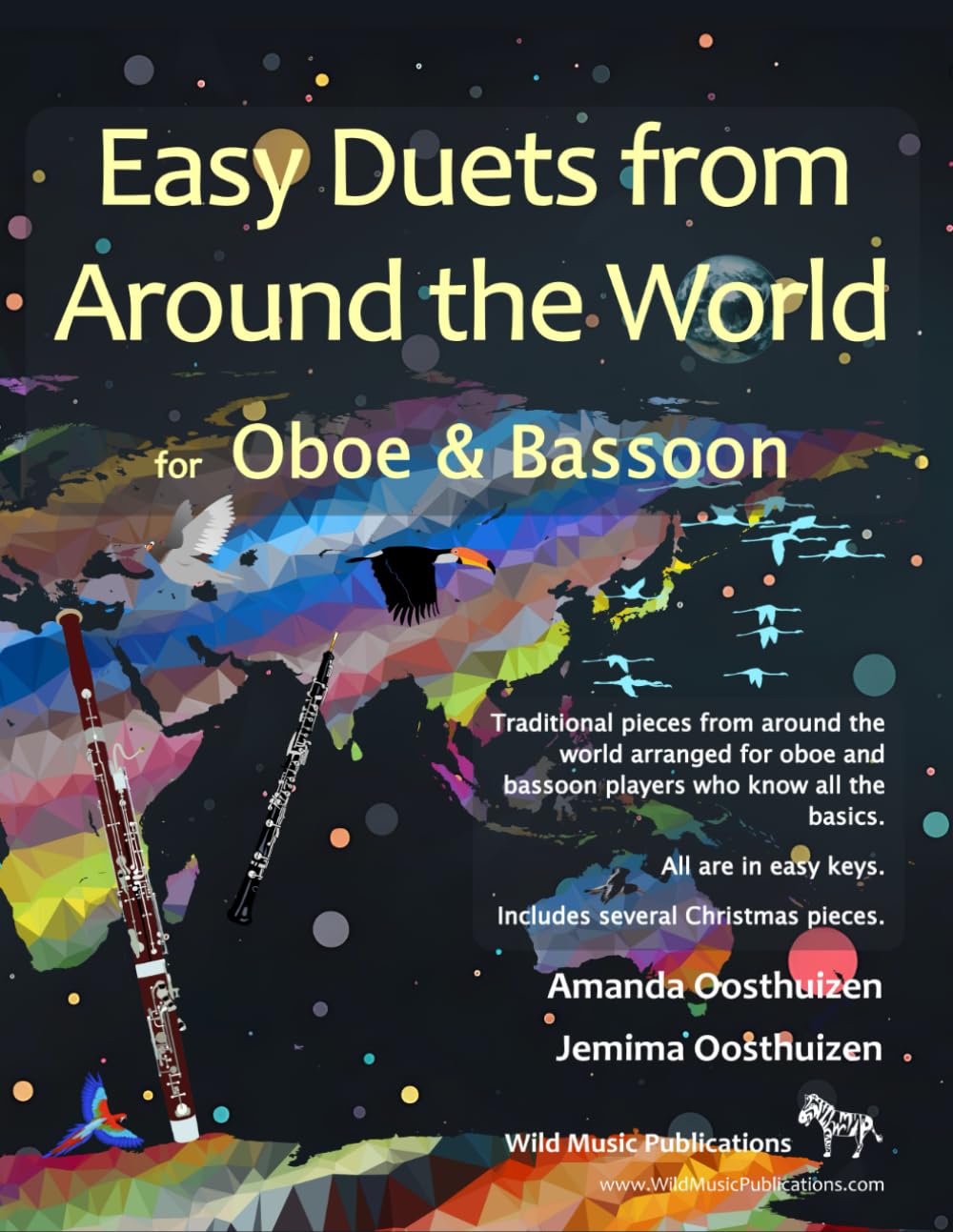 Easy Duets from Around the World for Oboe and Bassoon: Exciting pieces arranged for two adventurous beginner players who know the basics