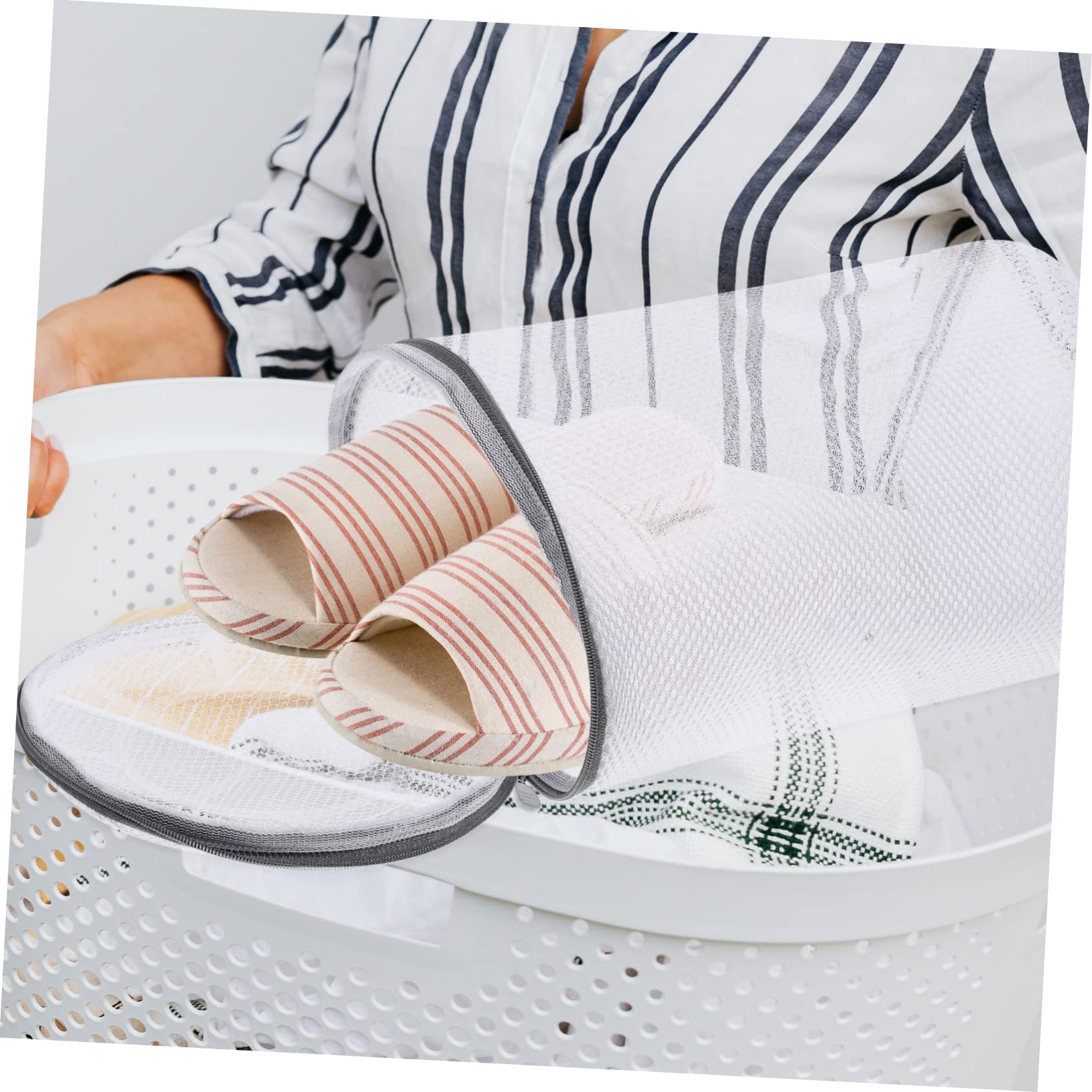 TOPBATHY 6 Pezzi Sacchetto Di Lavaggio Per Scarpe In Rete Sacchetto Di Lavaggio Lingerie Sacchetti Per Asciugatrice Per Scarpe Da Ginnastica Sacchetti Per Lavare Le Sacchetto Per