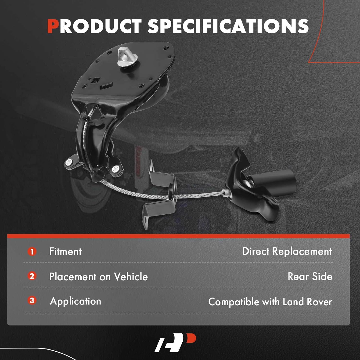 A-Premium Spare Tire Winch Carrier Compatible with Land Rover LR3 2005-2009 LR4 2010-2013 Range Rover Sport 2006-2013 Sport Utility