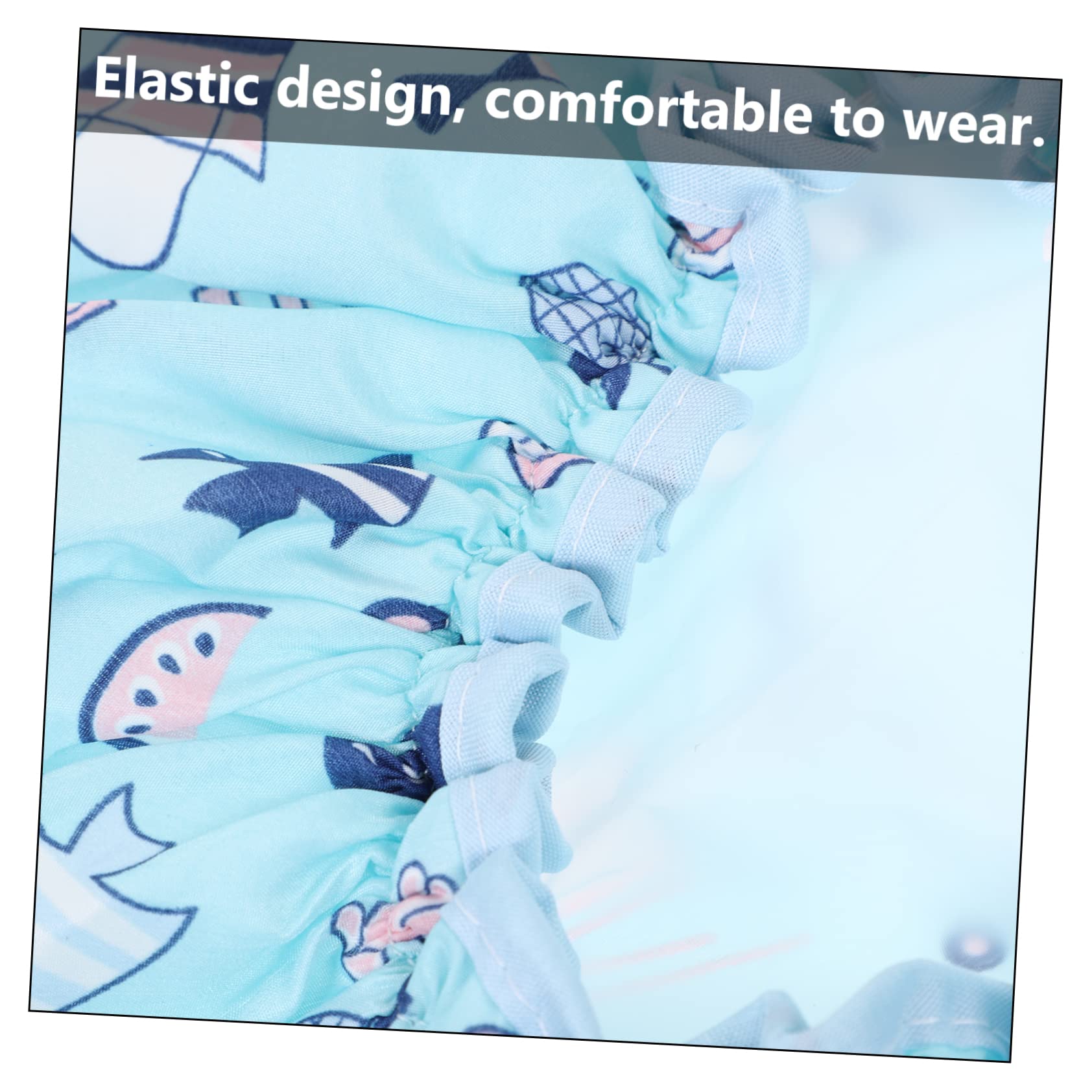 PLAFOPE 6piezas Gorro De Para Mujer Diseño Elástico Protección Del Cabello Para Baño y Spa Mar y Reutilizable y Cómodo