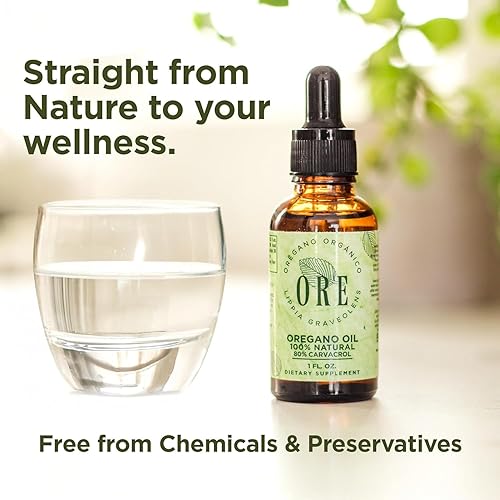 Miniatura 5 de ORE Gotas de Aceite de Orégano Mexicano 1 oz | 80% Carvacrol | Extracto Herbal Silvestre para Apoyo Inmunológico y Respiratorio | Suplemento Líquido