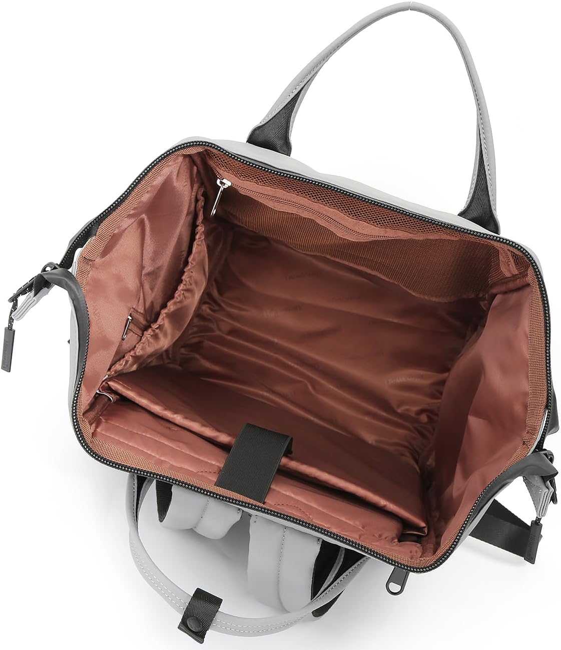 himawari 15.6" Laptop Backpack with USB Port - Waterproof Anti-Theft Nylon Bag for College, Travel & Commute for men & women (Navy blue, Large) - Image 4