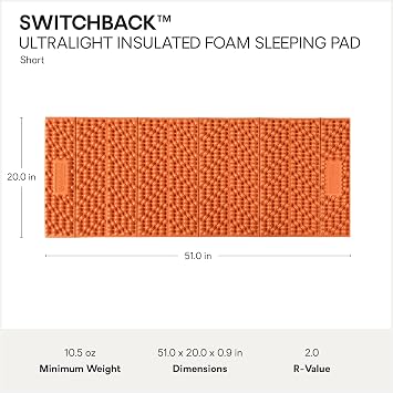 NEMO Equipment Switchback Foam Sleeping Pad