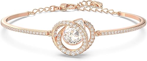 Miniatura 4 de Pulsera de Swarovski Generation, Blanco, Chapado en tono de oro rosa