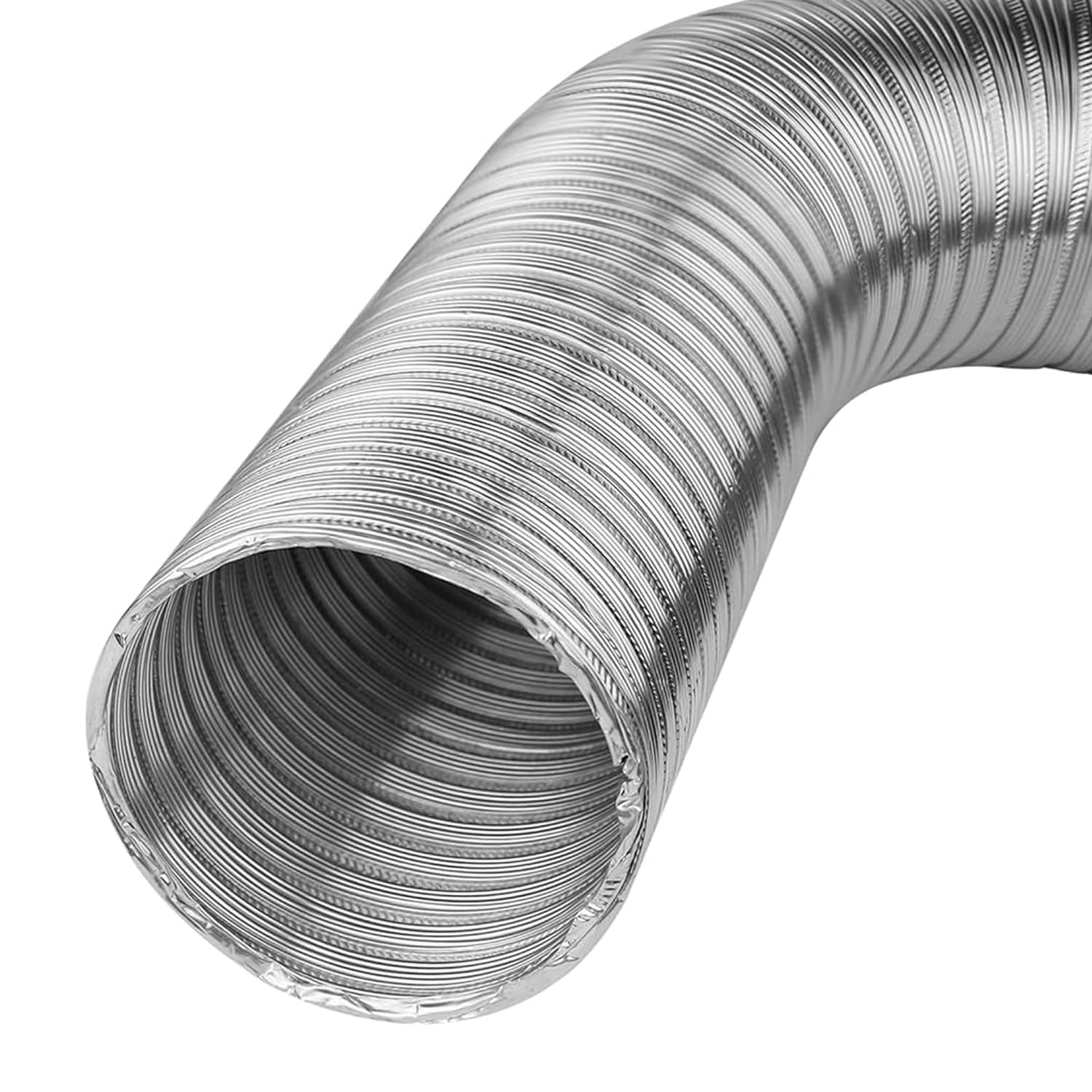 Tubo Flessibile Alluminio Per Cappa - Diametro 120 Mm, Estendibile 20-100 Cm | MONTERAL - Foto 8