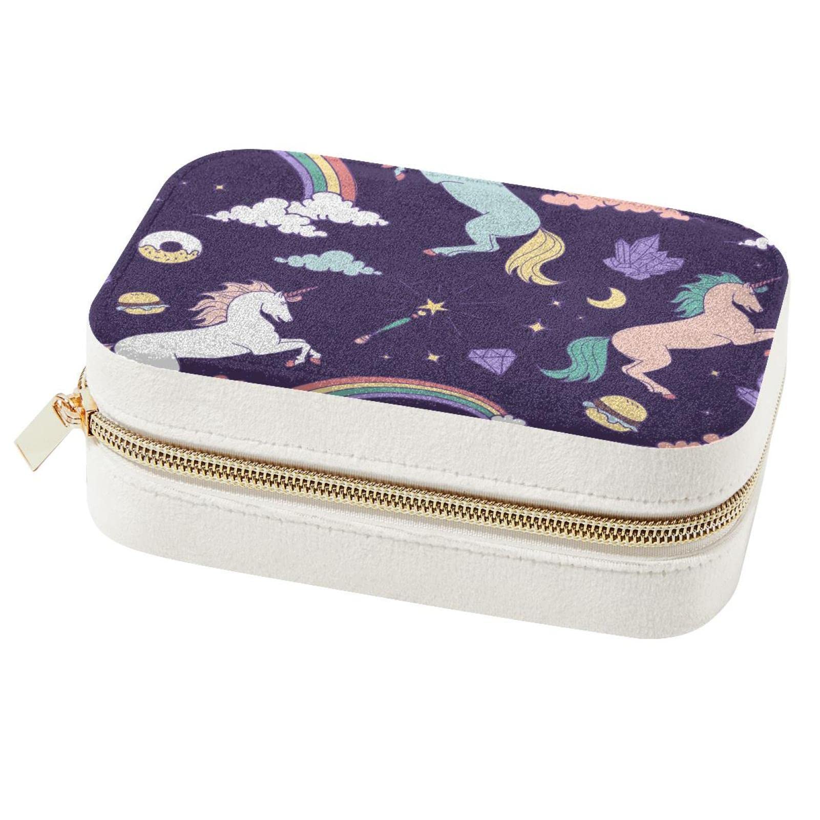 Boîte à bijoux de voyage licorne pour organiser vos vacances