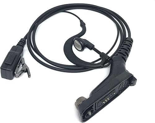 G-Shape Auricular para Motorola MOTOTRBO XPR6350 XPR6550 XPR7550 XiR-P8200 XiR-P8268 APX 4000 6000 7000 8000 Radio de dos vías Auricular