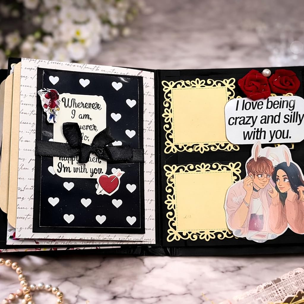 Valentine's Day Scrapbook - Handmade Gift -6