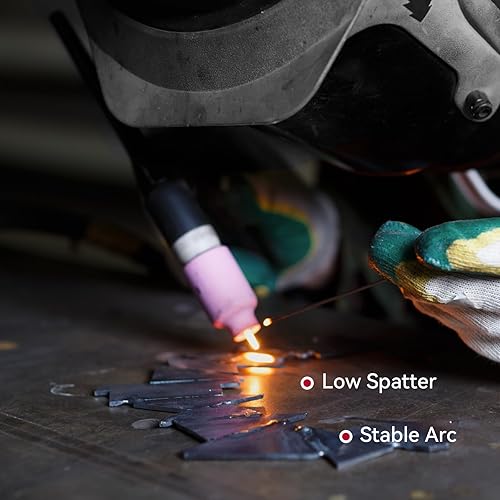 Miniatura 6 de ARCCAPTAIN Varilla de soldadura TIG de aluminio ER4043, varilla de llenado de alambre de soldadura, 332 "x 16", 5LB