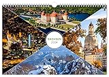  Kalender Sachsen 2024:  30 x 20 cm  weißes Kalendarium