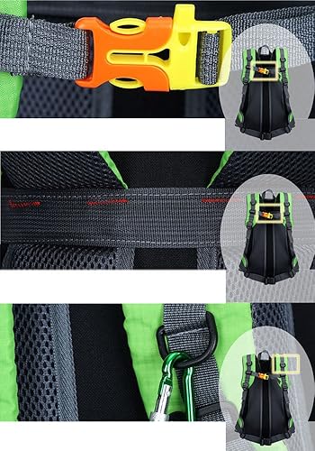 Miniatura 5 de TanXianZhe impermeable 40L deportes al aire libre montañismo senderismo ciclismo camping mochila bolsa