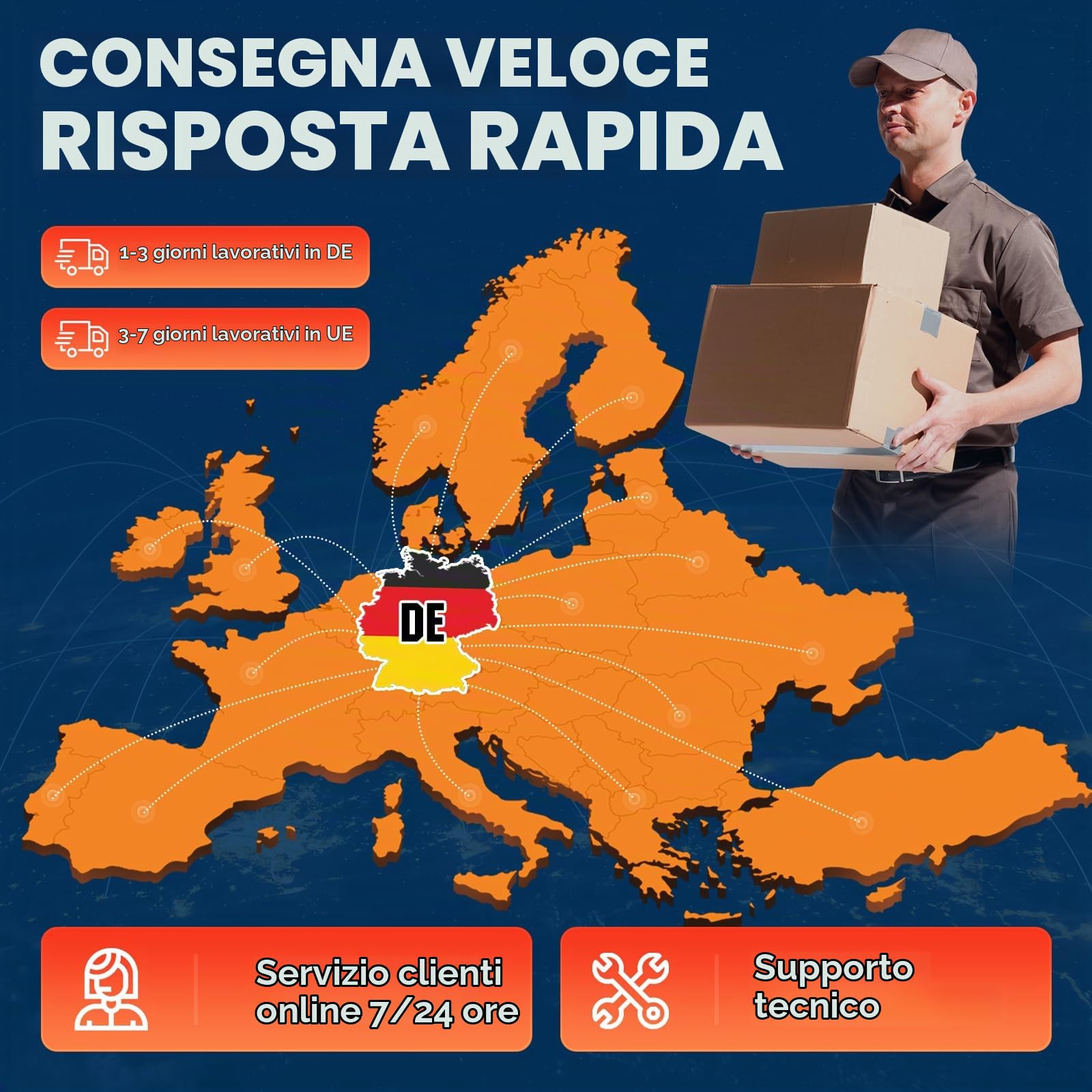 WERCHTAY Batteria Litio 12V 200Ah, 2560Wh LiFePO4 Batterie, con BMS Integrato da 200A, 18000 Cicli a Scarica Profonda, Protezione Contro le Basse Temperature, per Off-Grid, Camper e Imbarcazioni