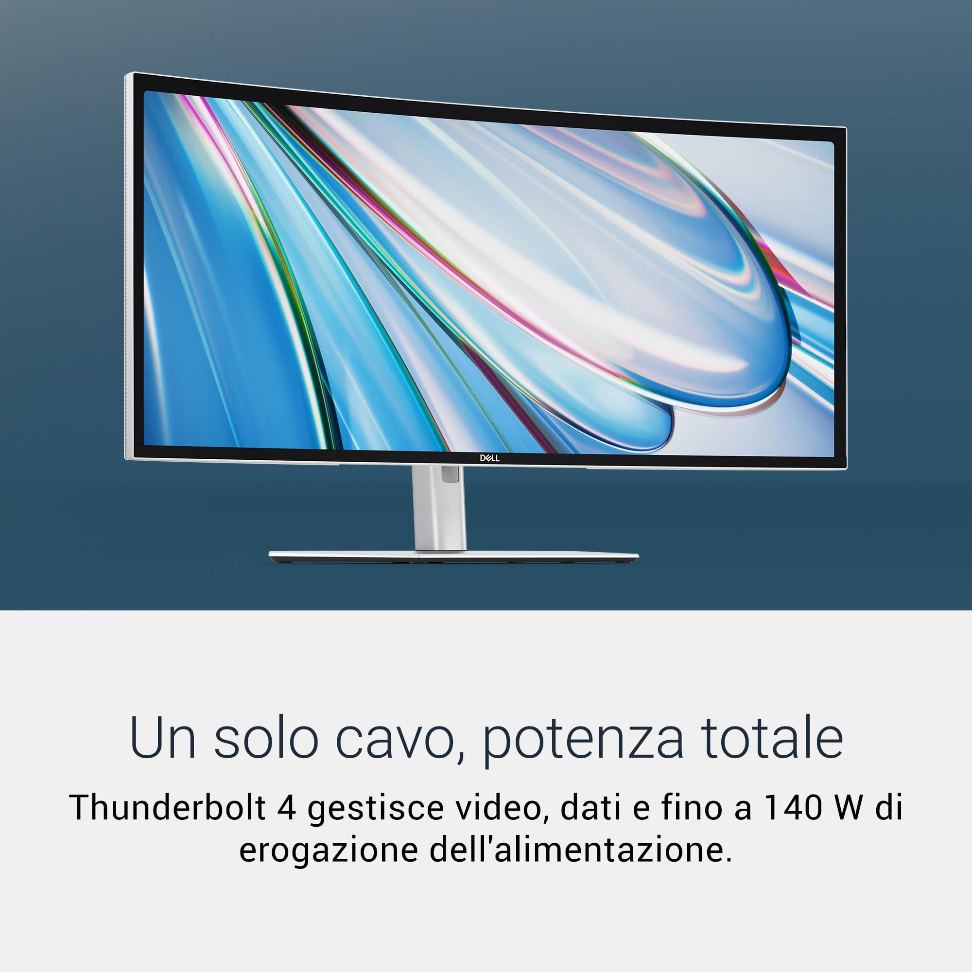 Dell UltraSharp 34 Curvo Thunderbolt Hub Monitor - U3426WER, 34'' WQHD