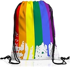 style3 Regenbogenflagge Rucksack Tasche Turnbeutel Sport Jute Beutel