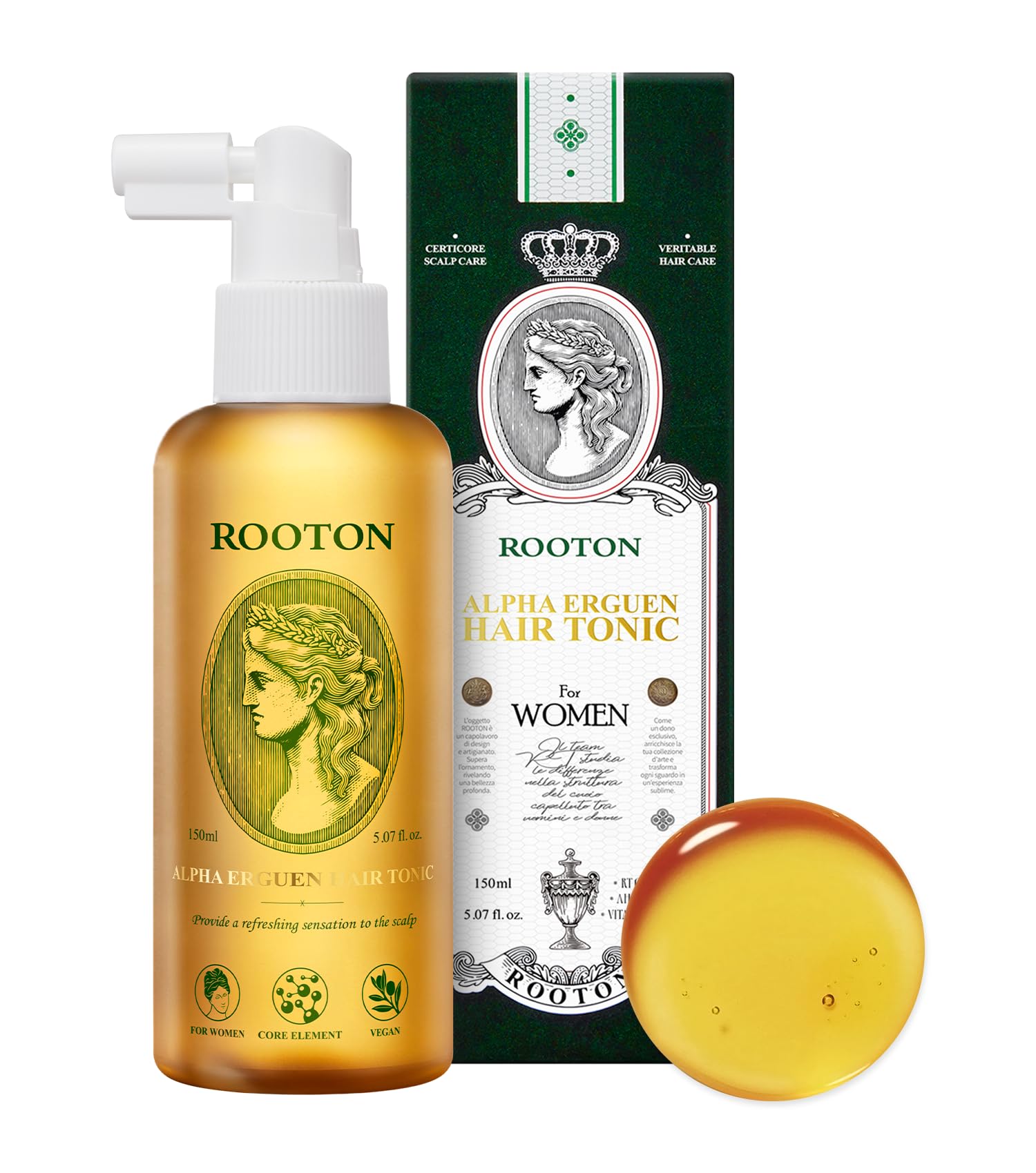 Amazon.com: ROOTON Alpha Erguen Hair Loss Tonic for Women, Vegan