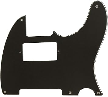 Electric Guitar Pickguard for Fender Telecaster 5 Hole PAF Style 3 Ply Black