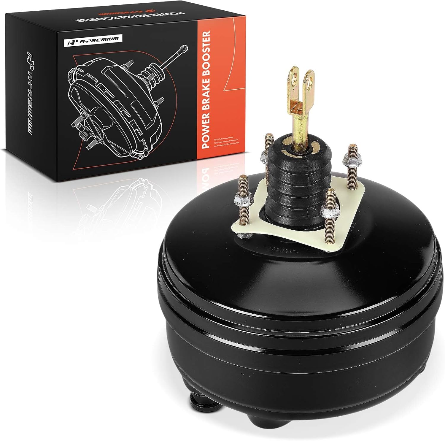 A-Premium Vacuum Power Brake Booster Compatible with Ford Mustang 2015-2020, GT 2019-2022