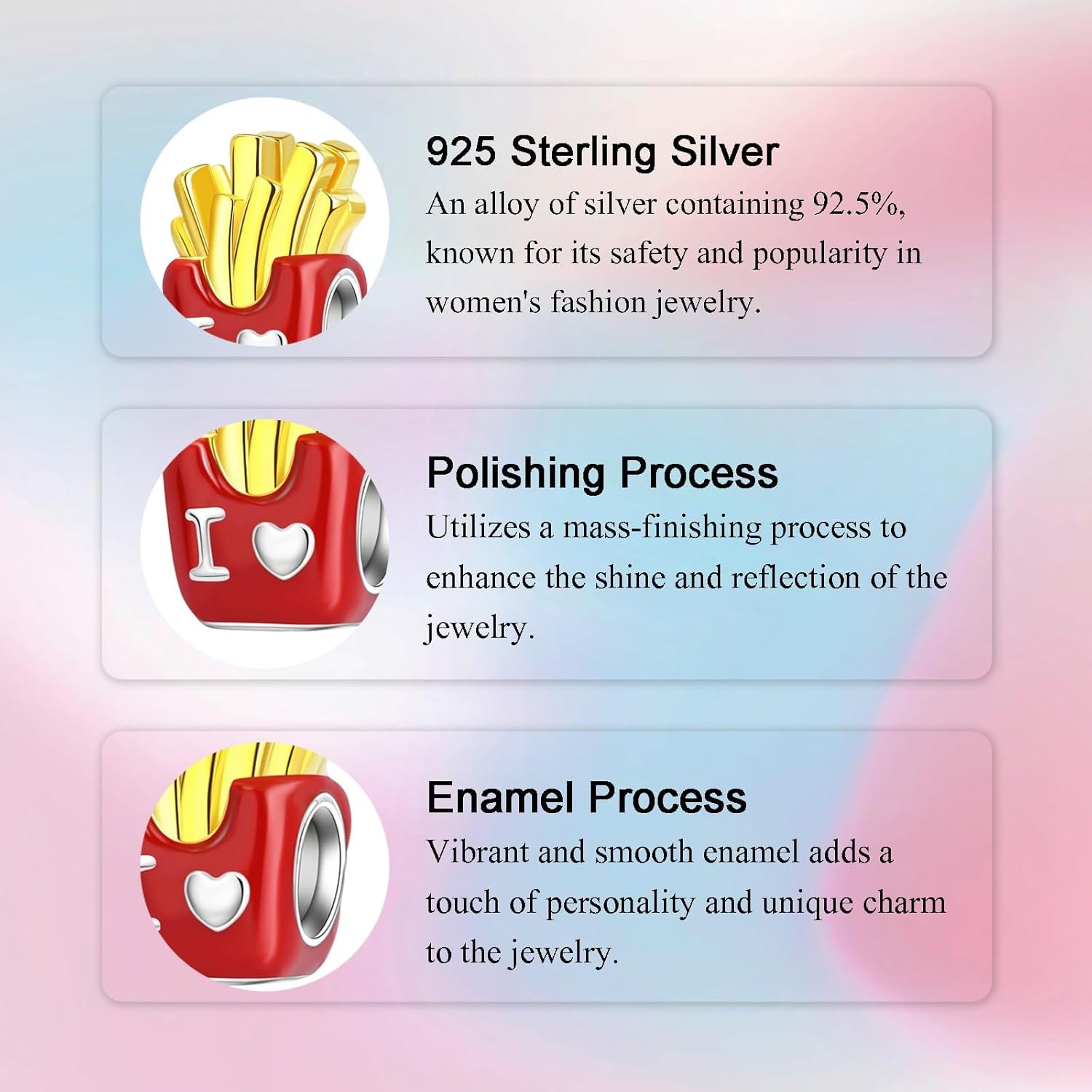 Bible Family Mom Wife Love Heart Dangle Charm 925 Sterling Silver Charms fits Bracelets and Necklace Pendant Bead Charms Jewelry Present for Women Family Friends - Image 5