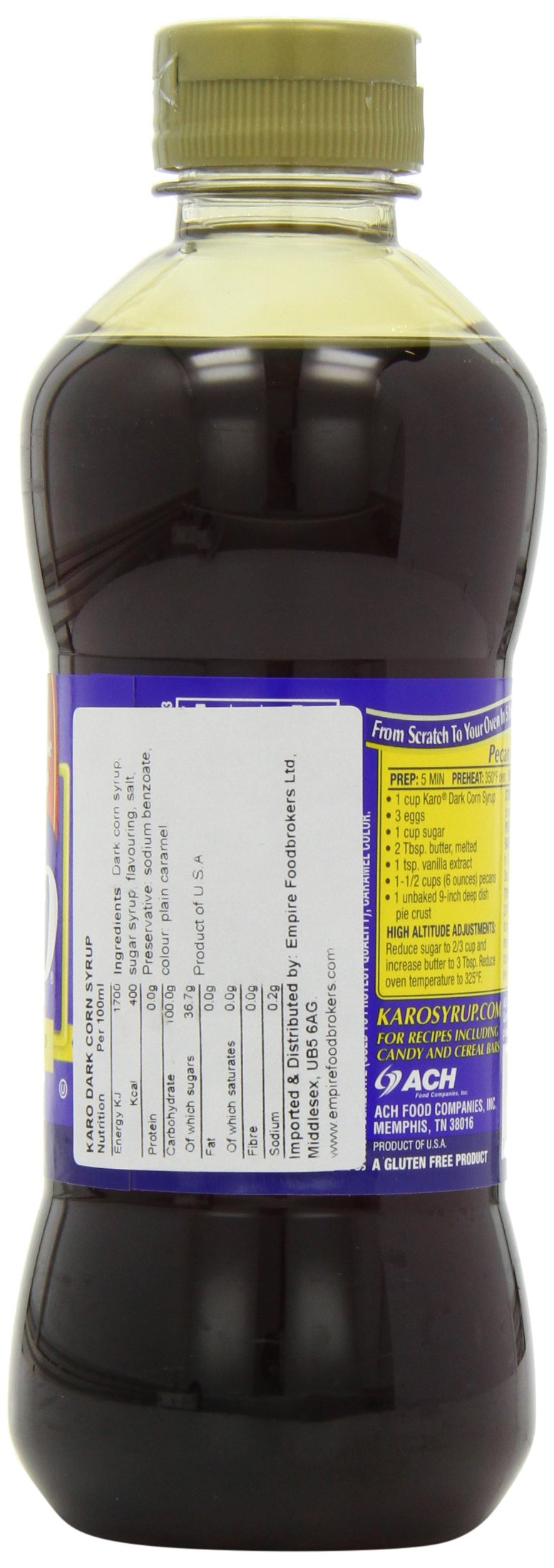 Karo Dark Corn Syrup 1 Pint (Pack of 3) Y