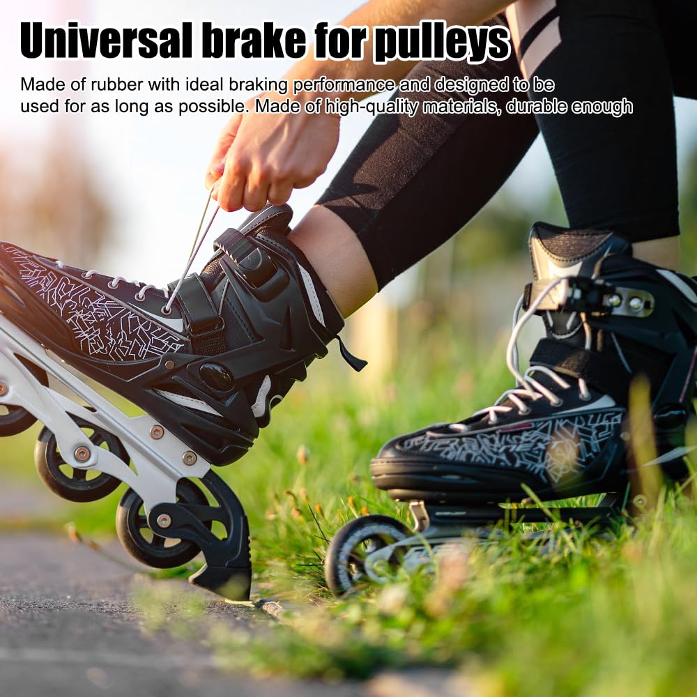 Milageto Inline Skates Bremsen - Sicherheitsstopper Für Erwachsene Rollschuhe