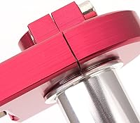 Vista 6 de Manillar de motocicleta de 7/8 pulgadas con tubo de acelerador de giro rápido CNC anodizado, control de palanca motorizado para la mayoría