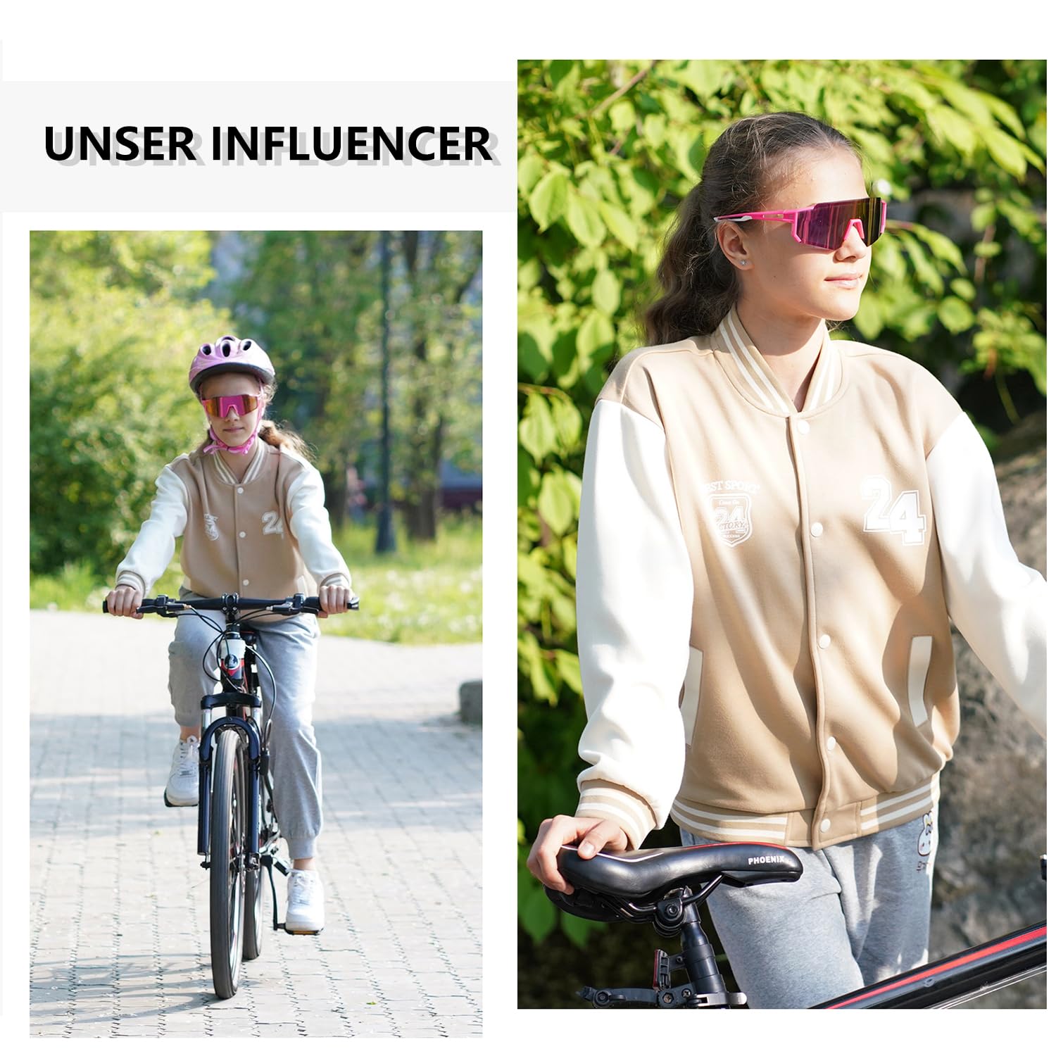DUCO DK268 Lunettes de soleil légères pour enfant garçon/fille, avec monture TR90, UV 400, pour le sport, le cyclisme, le baseball