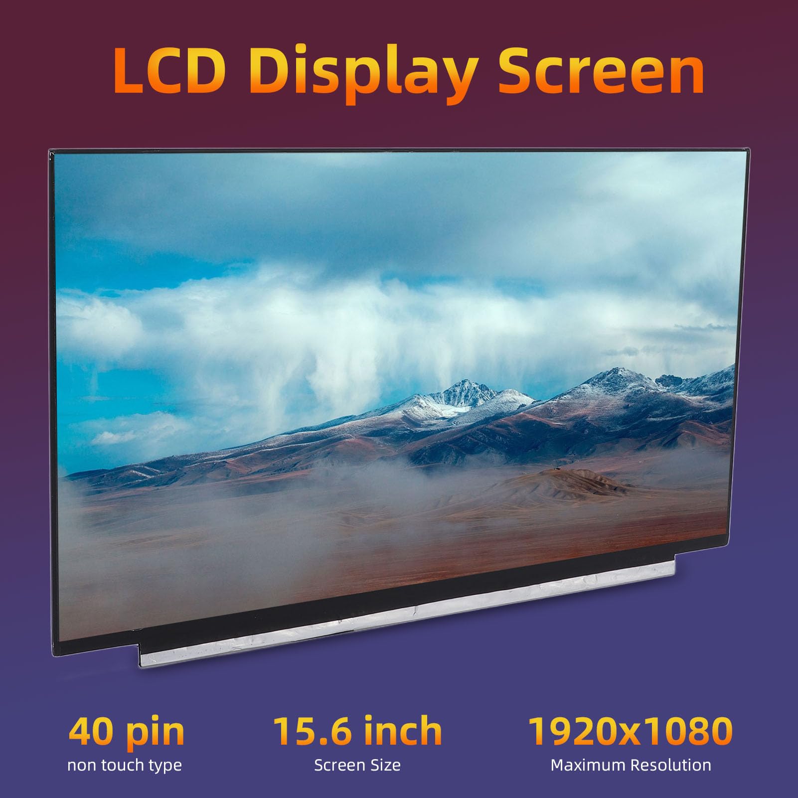 Wymiana Ekranu LCD 15.6 Cal, IPS Matowy 40-pinowy Niedotykowy Panel Wyświetlacza Laptopa, Taśma do M10828 3D1 JD1 LD1 QD1 M20688 001