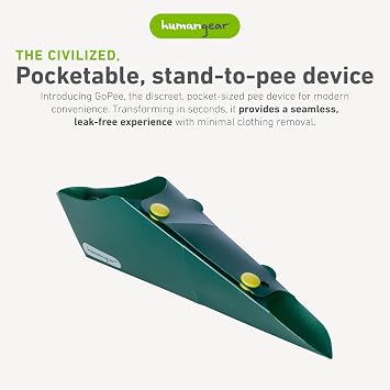 humangear GoPee - Female Urination Device, Folds Flat & Pocketable