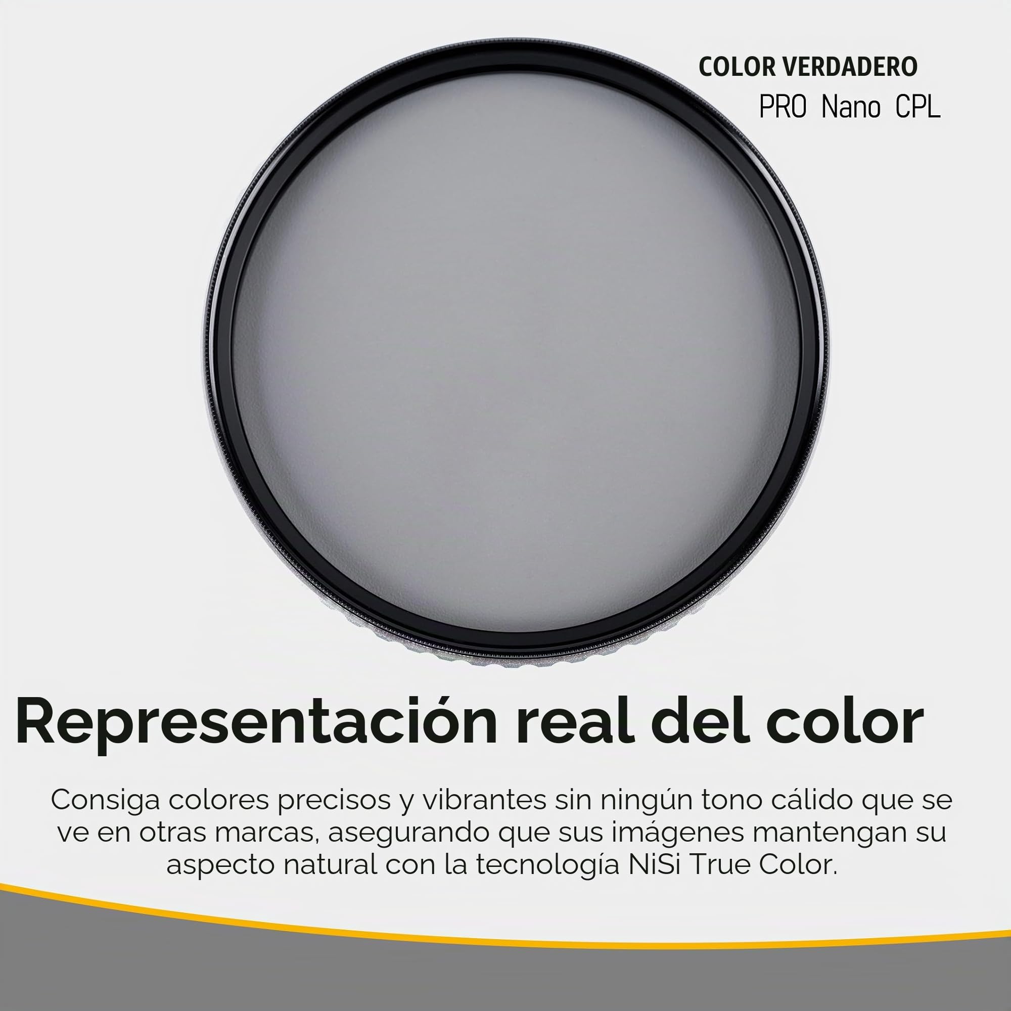 NiSi True Color CPL 95mm Filtro Polarizador Circular con Revestimiento Pro Nano Coating