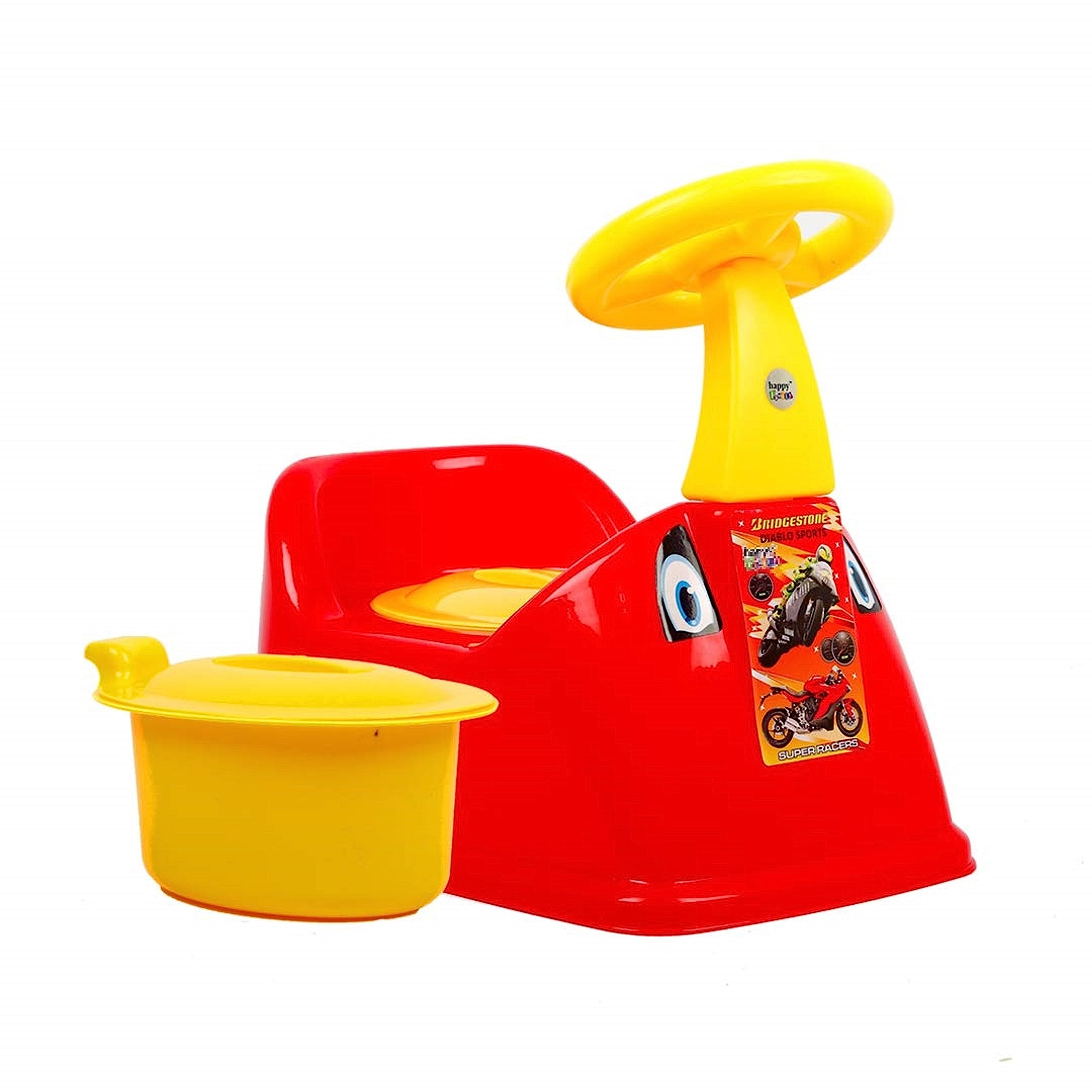 Zerya Ferrari Baby Potty Training Seat- Chair for Kids- Infant Potty Toilet Chair with Removable Tray & Closing Lid (Yellow) (Red)-image-40