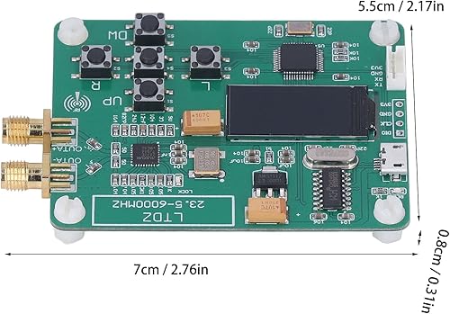 Miniatura 2 de Frecuencia del punto del tablero del generador de la fuente del módulo de fuente del RF y frecuencia de barrido USB 5V accionado