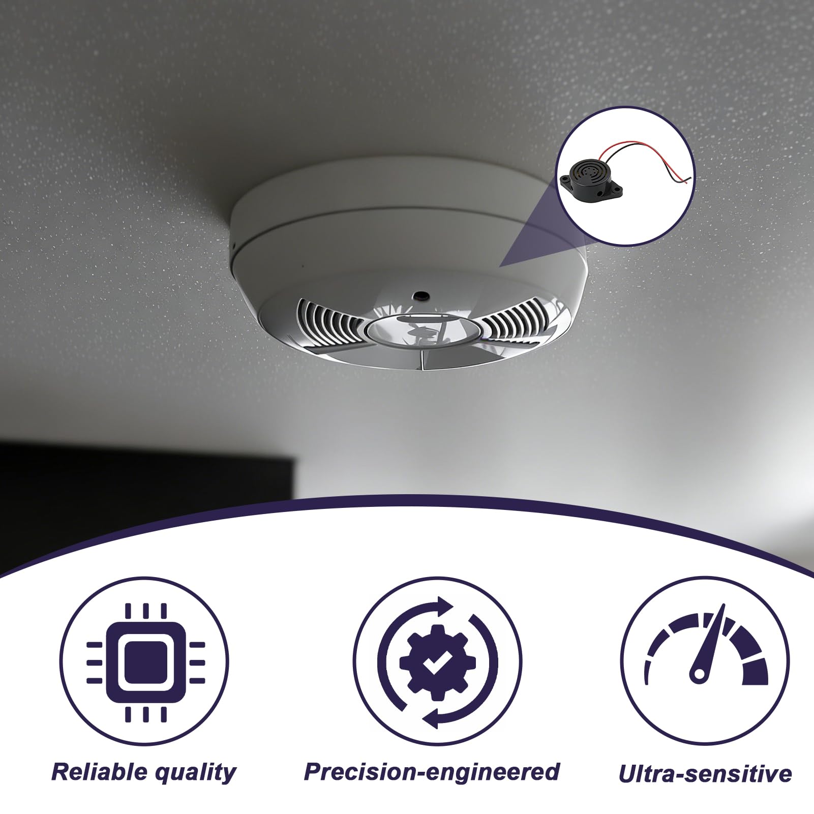 2 pezzi cicalini piezo elettronica 12 V, cicalino sonoro continuo DC 3-24 V, segnalatore acustico 100 dB impermeabile ad alta intensità, allarme di sicurezza per auto moto sistema industriale esterno