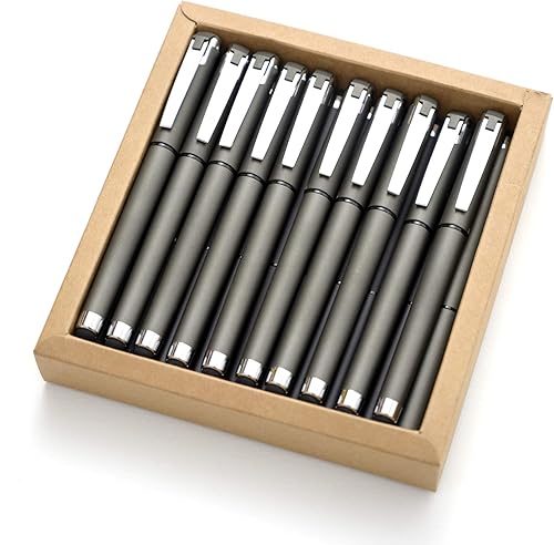 Miniatura 8 de MiSiBao Bolígrafos de tinta de gel negra de 0.028 in de punta media 2 en 1 con lápiz capacitivo, bolígrafo de trabajo de escritura suave