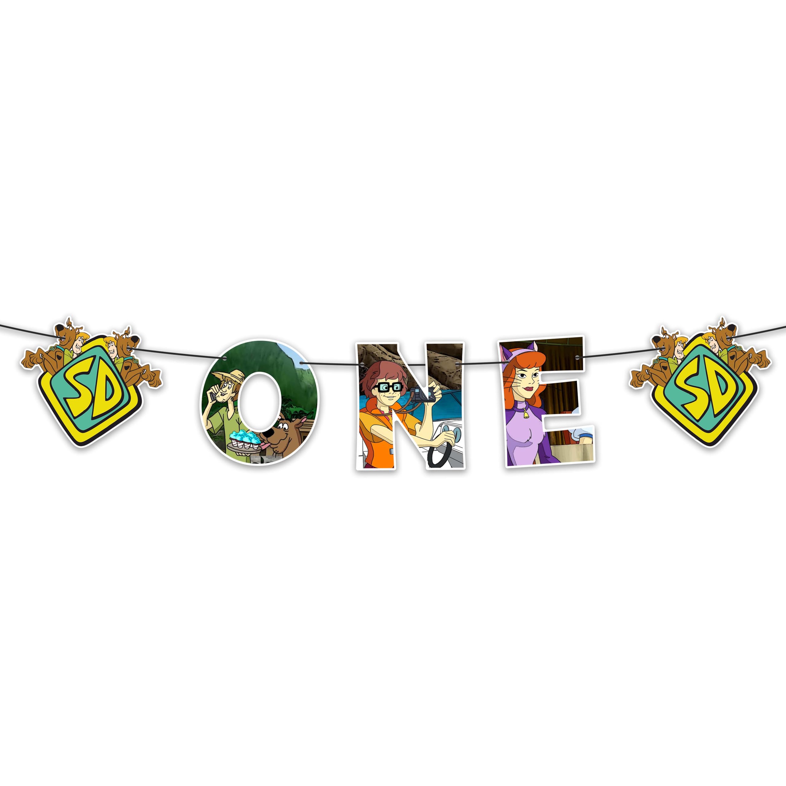 Scoby do One Banner - Birthday Decorations.