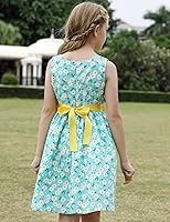 Vista 49 de Vestido de verano para niña, de algodón, con diseño floral