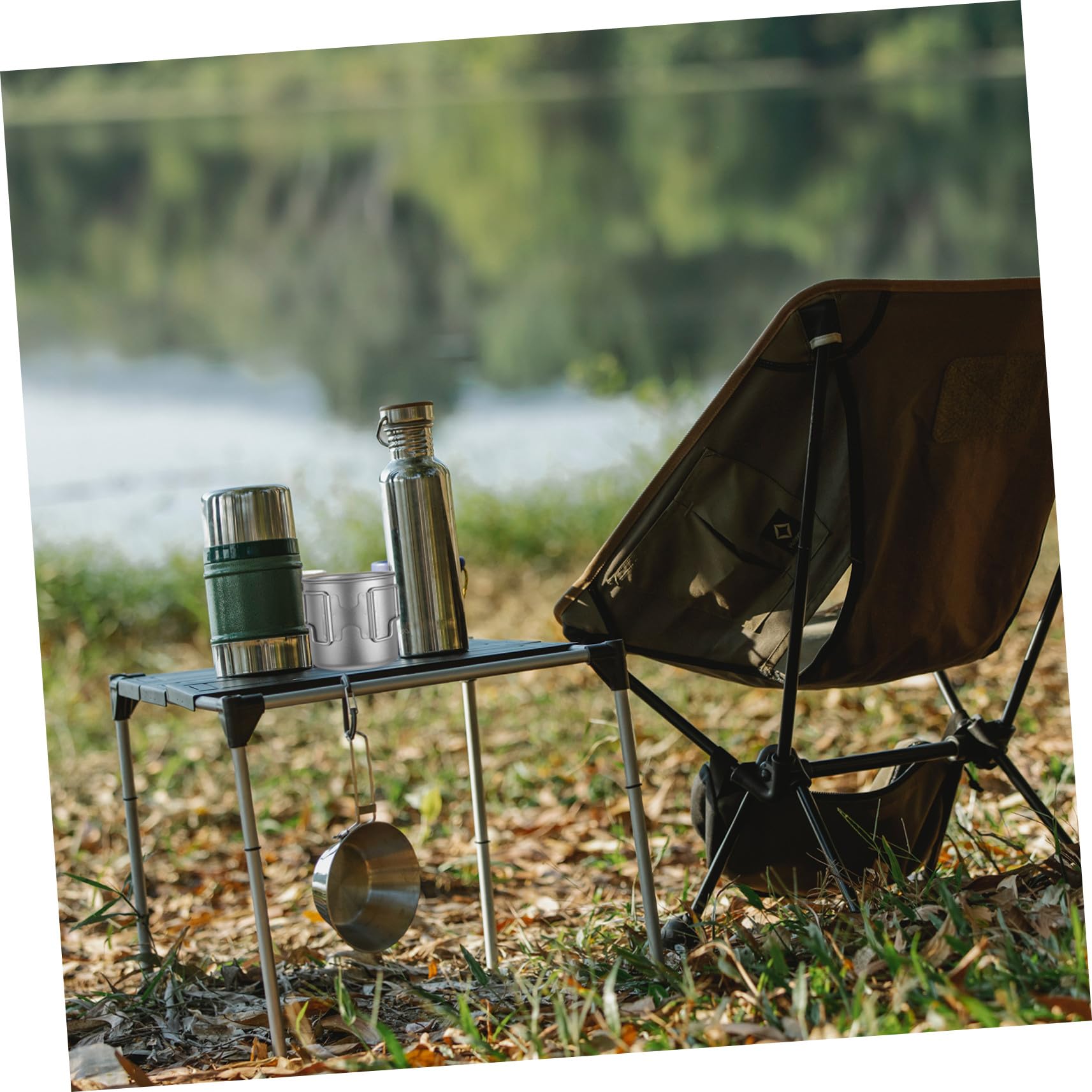 Faltbarer Campingbecher Aus Titan Mit Deckel Wiederverwendbarer Titanbecher Für Outdoor-aktivitäten Wandern Und Reisen