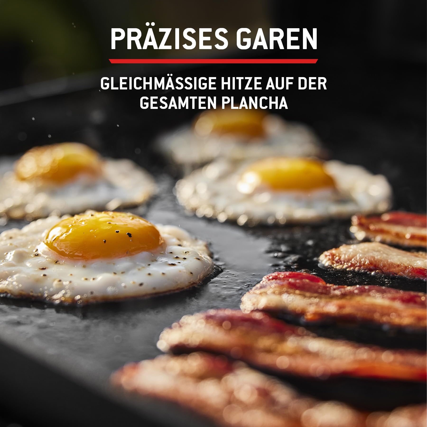 Weber Slate GP 71 cm Premium Plancha mit Untergestell und Rollen | 3 Brenner, Porzellanemaillierte Antihaft-Grillfläche, Durchgehende Hitzeverteilung, Multi-Zonen-System, 3252 cm² Grillfläche