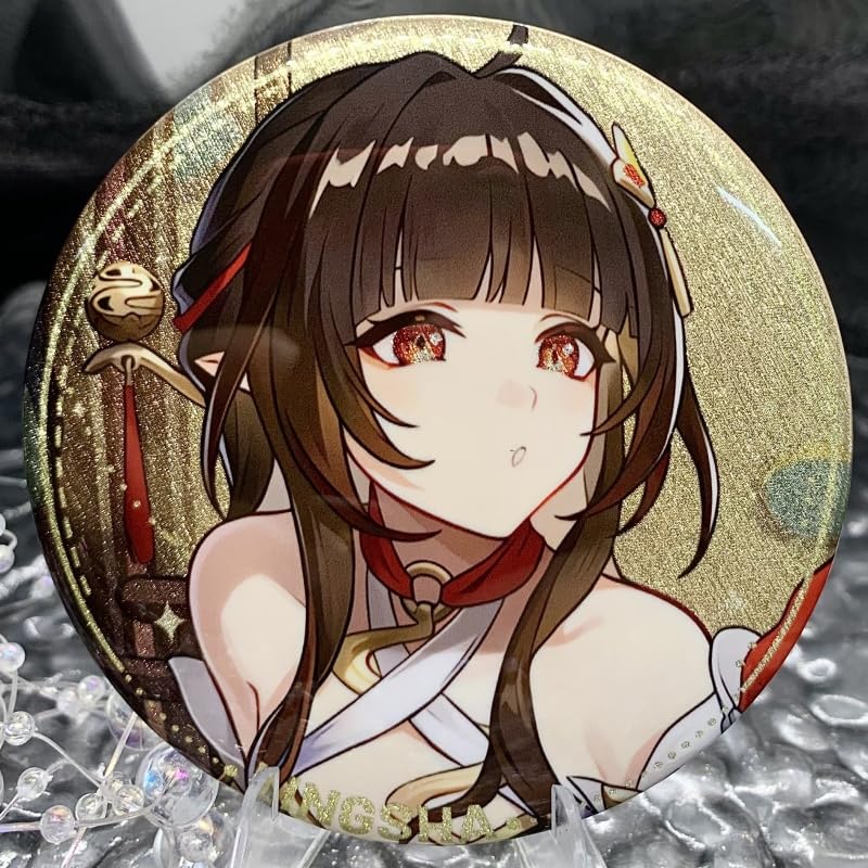 Amazon.co.jp: 崩壊 スターレイル 雲璃 飛霄 霊砂 缶バッジ ブローチ