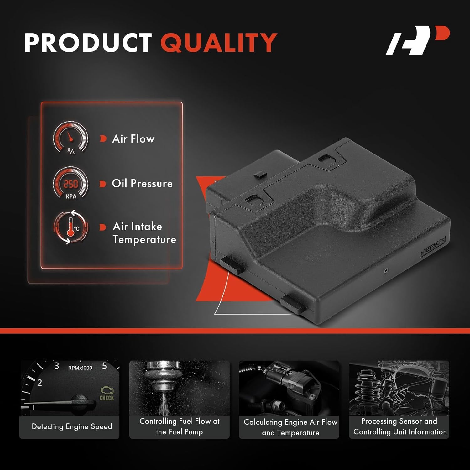 A-Premium Fuel Pump Control Module Compatible with Audi A4 allroad, A4 Quattro, 2017-2017, 2.0L