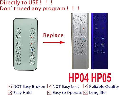 Miniatura 2 de Mando a distancia para Dyson HP04 HP05 Purificador de aire puro caliente+frío ventilador
