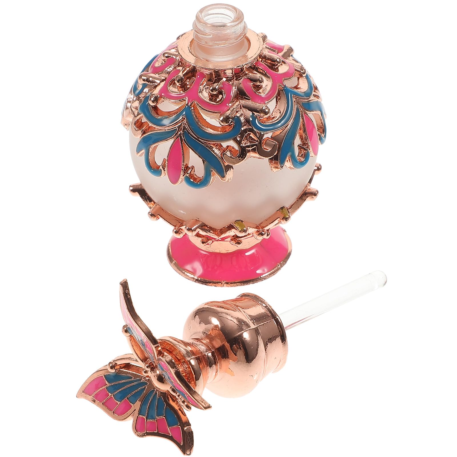 Botella de perfume vacía de 15ml estilo Oriente Medio para esencias y aceites