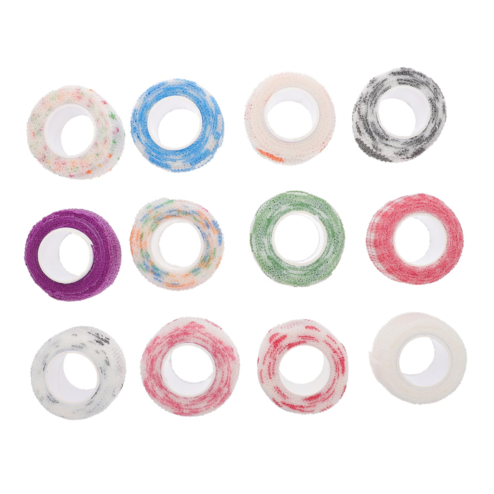 OHPHCALL 12pcs Finger Atheltic Tape Sports Ankle Brace Wraps Finger Covering Tape Self Adhesive Self Adhesive Tapes Student First Aid Non-Woven Fabric Sports Belt