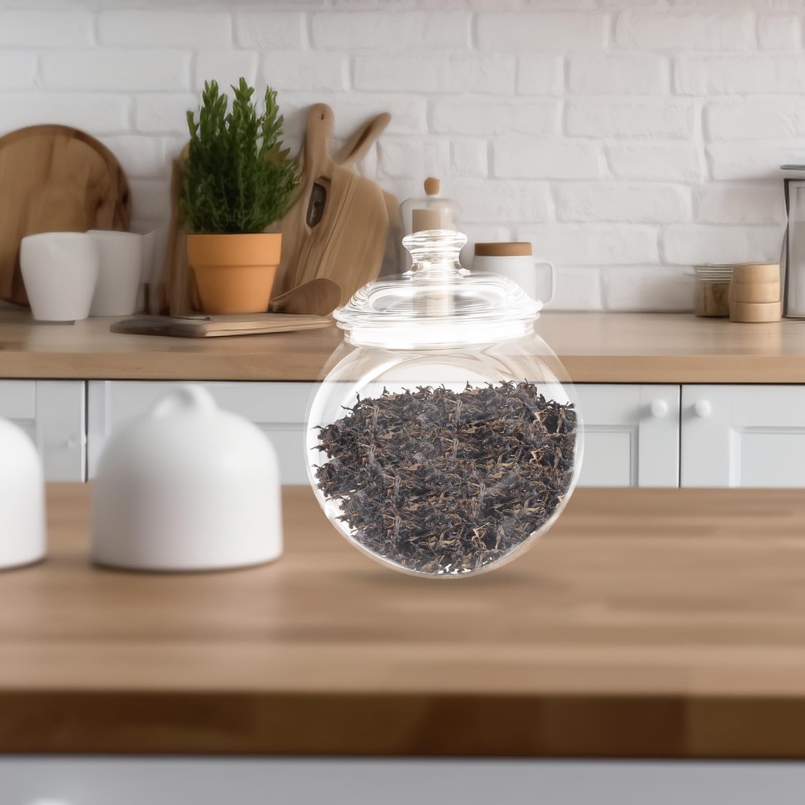 COLLBATH Tarro de Plástico para Almacenar Alimentos 3.2l PC Hermético | Café y Té, Uso en Cocina y Hogar, Conserva Frescura, Diseño Transparente, Fácil de Transportar