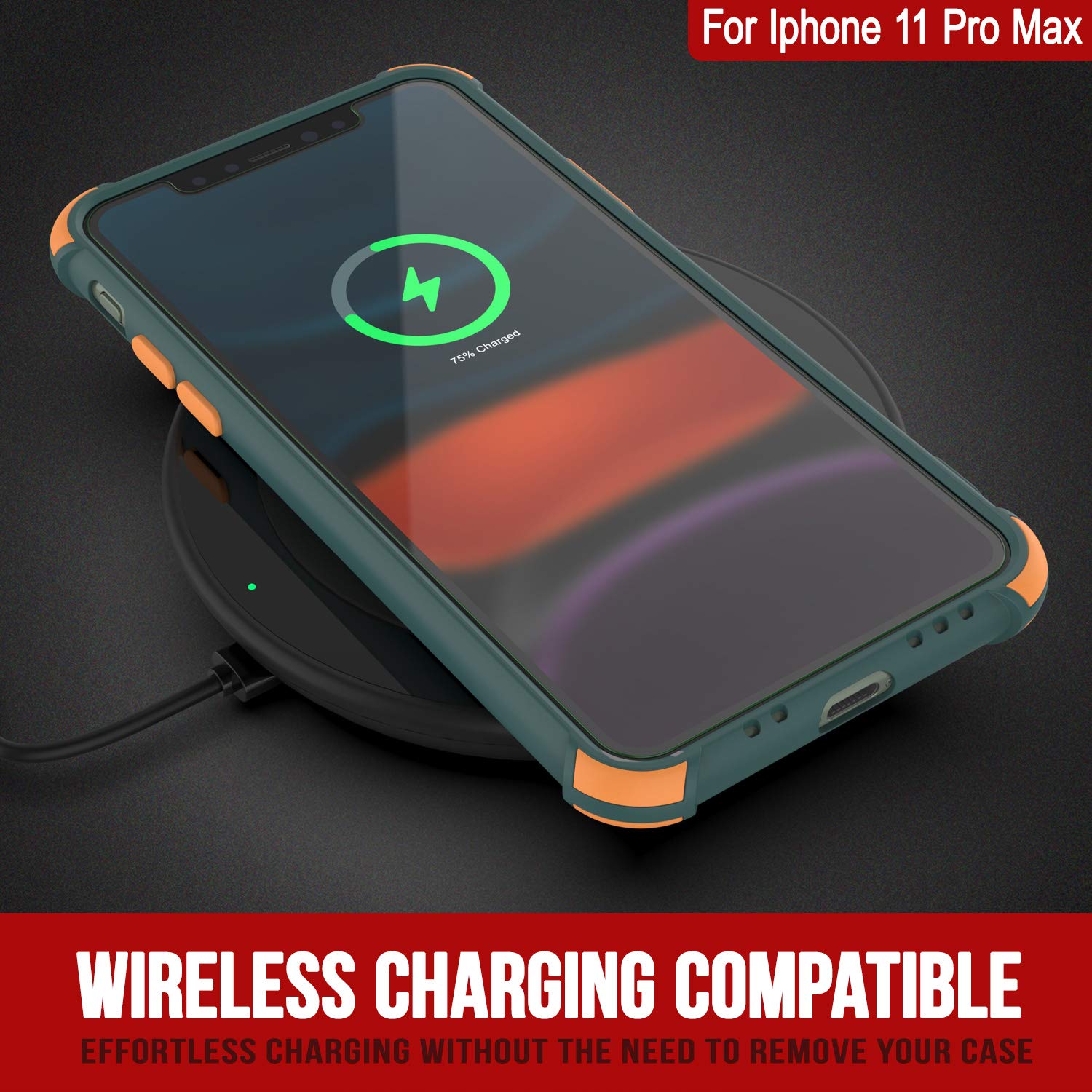Punkcase Sunshine Series Custodia Per IPhone 11 Pro – Morbida TPU Antiurto Con Angoli Rinforzati, Colore Verde Chiaro, Compatibile Con Ricarica Wireless - 2