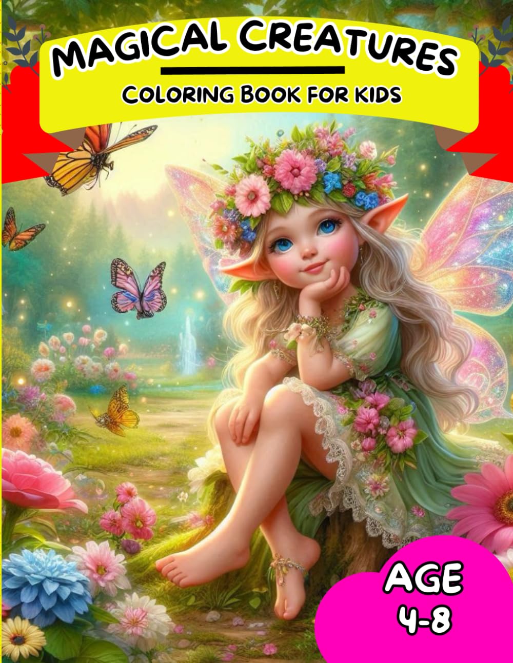 Magical Creatures - Coloring Book For Kids