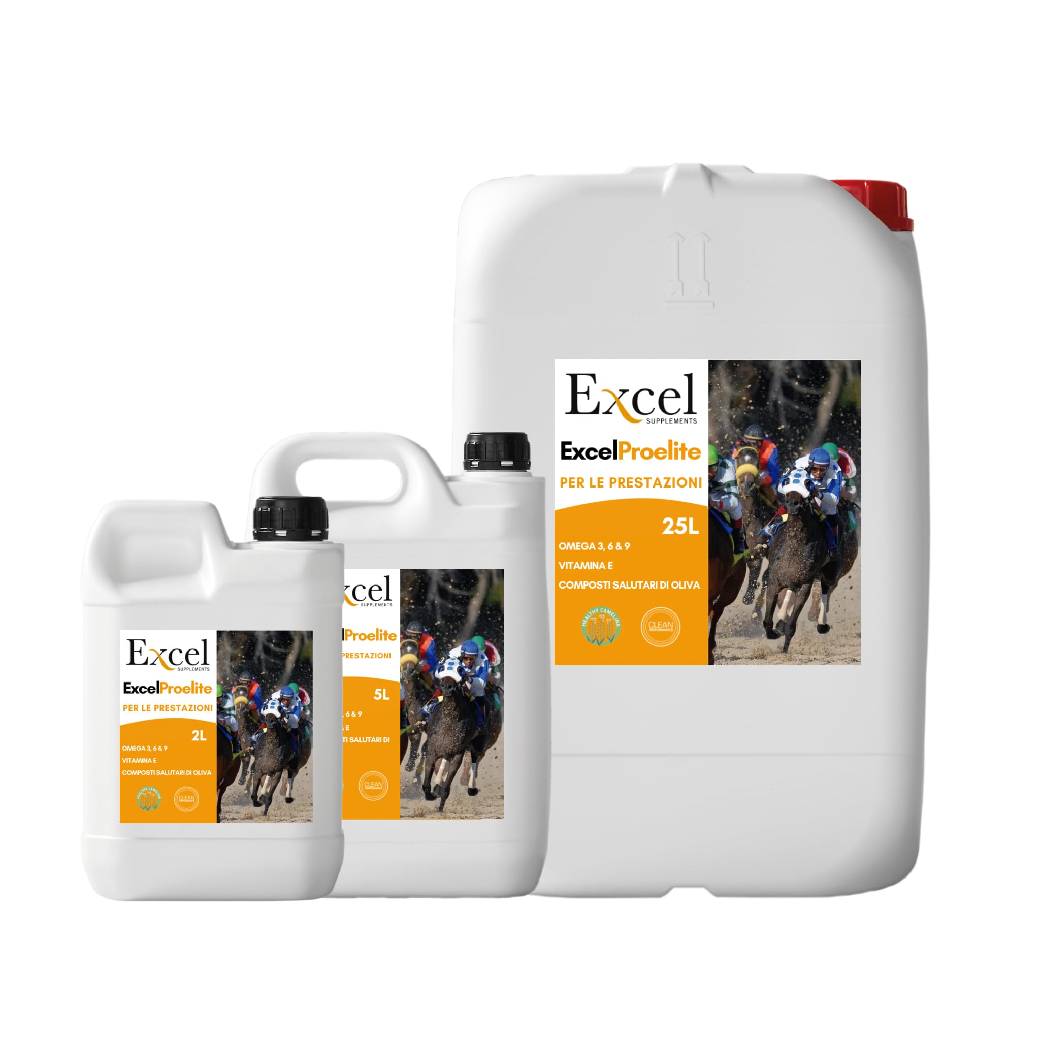 Excel Supplements ProElite 2 Litri | Olio per Cavalli | Antinfiammatorio | Antiossidanti | Naturale antinfiammatorio | Arricchimento Muscolare