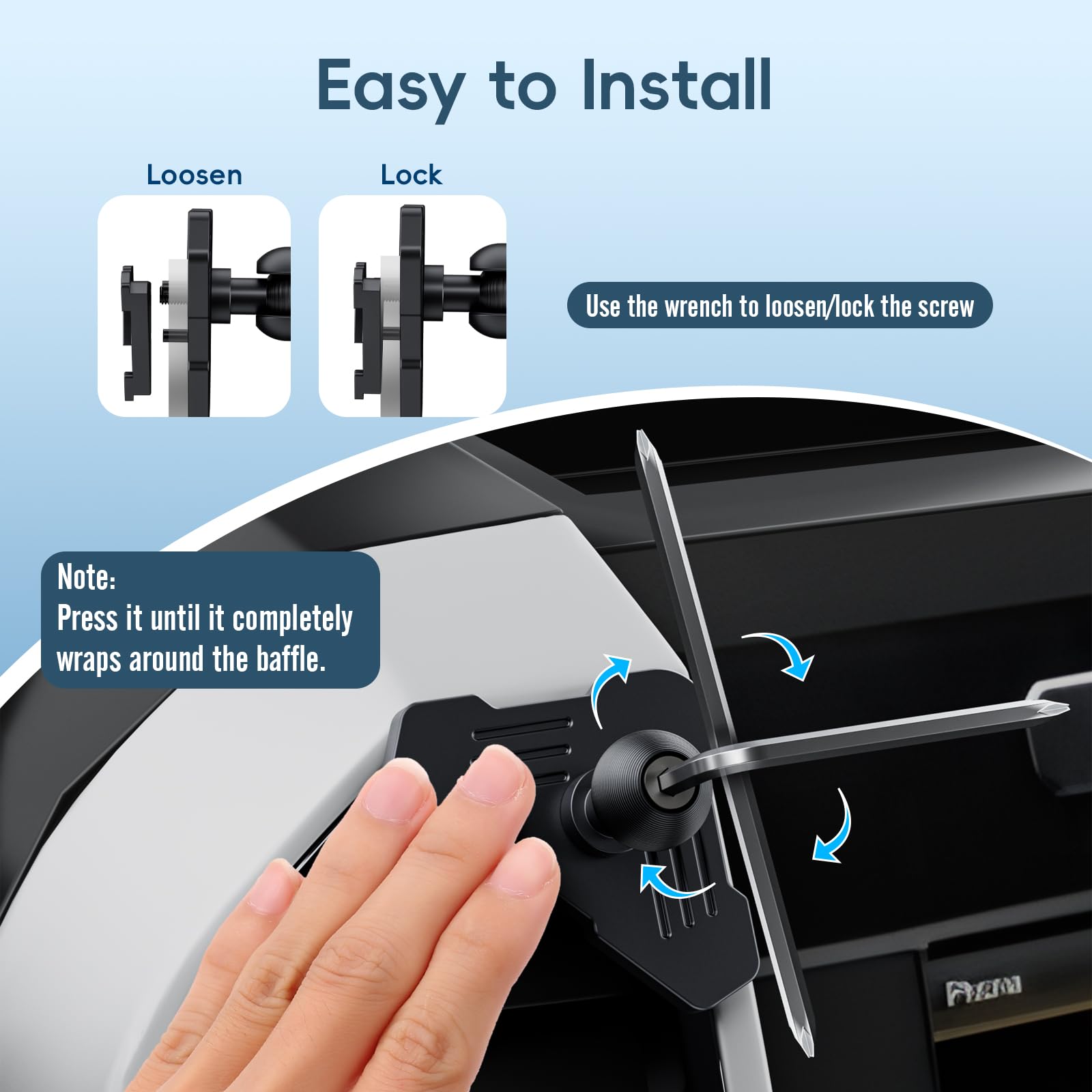 Kaishengyuan Magnetische Handyhalterung für Lüftungsschlitze, kompatibel mit Ford F-150, 2017–2021 Super Duty & 2018–2021 Expedition, Auto-Vollmetall-Handyhalterung für alle Smartphones