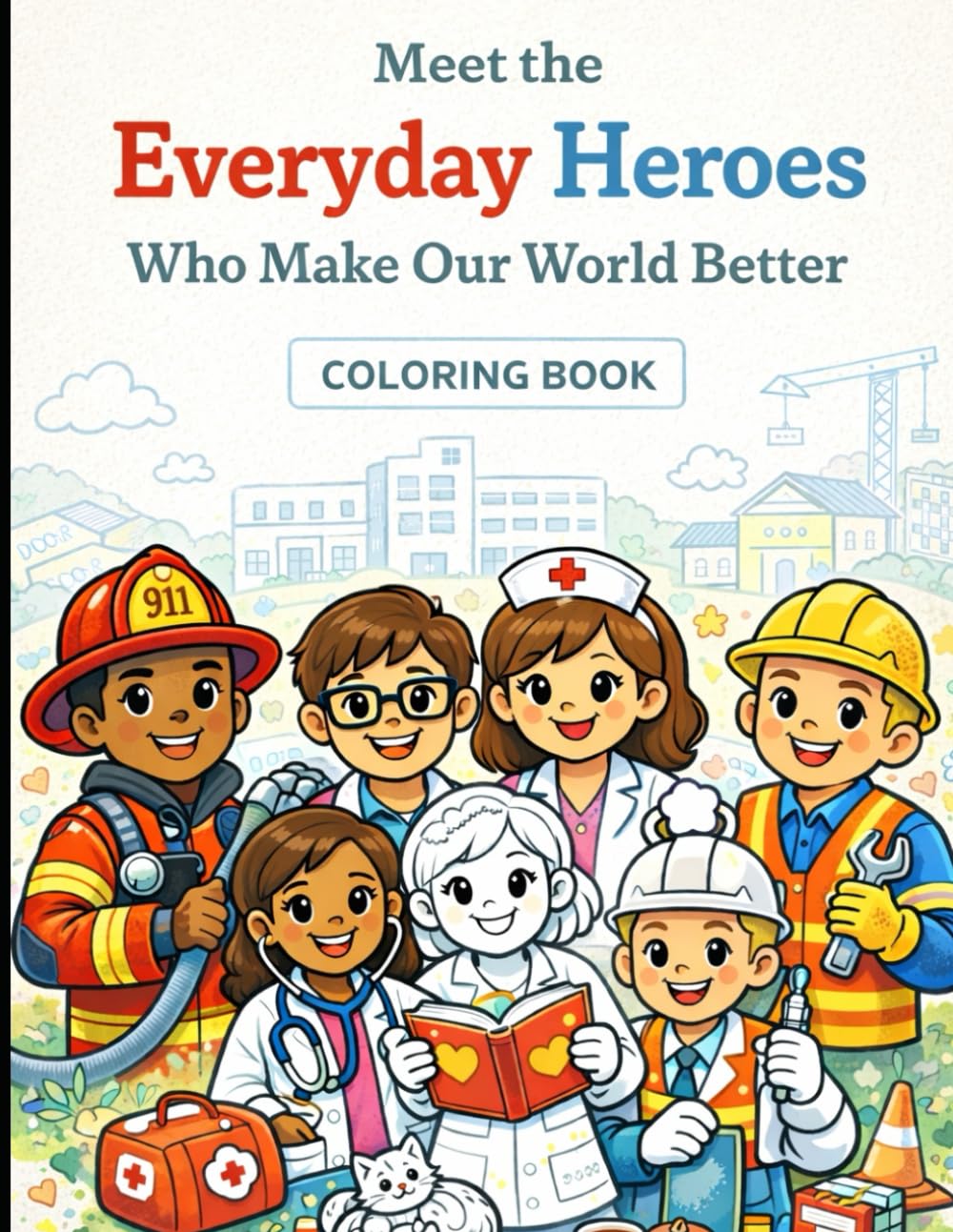 Little Heroes, Big World: A Coloring Adventure: Meet the Everyday Heroes Who Make Our World Better