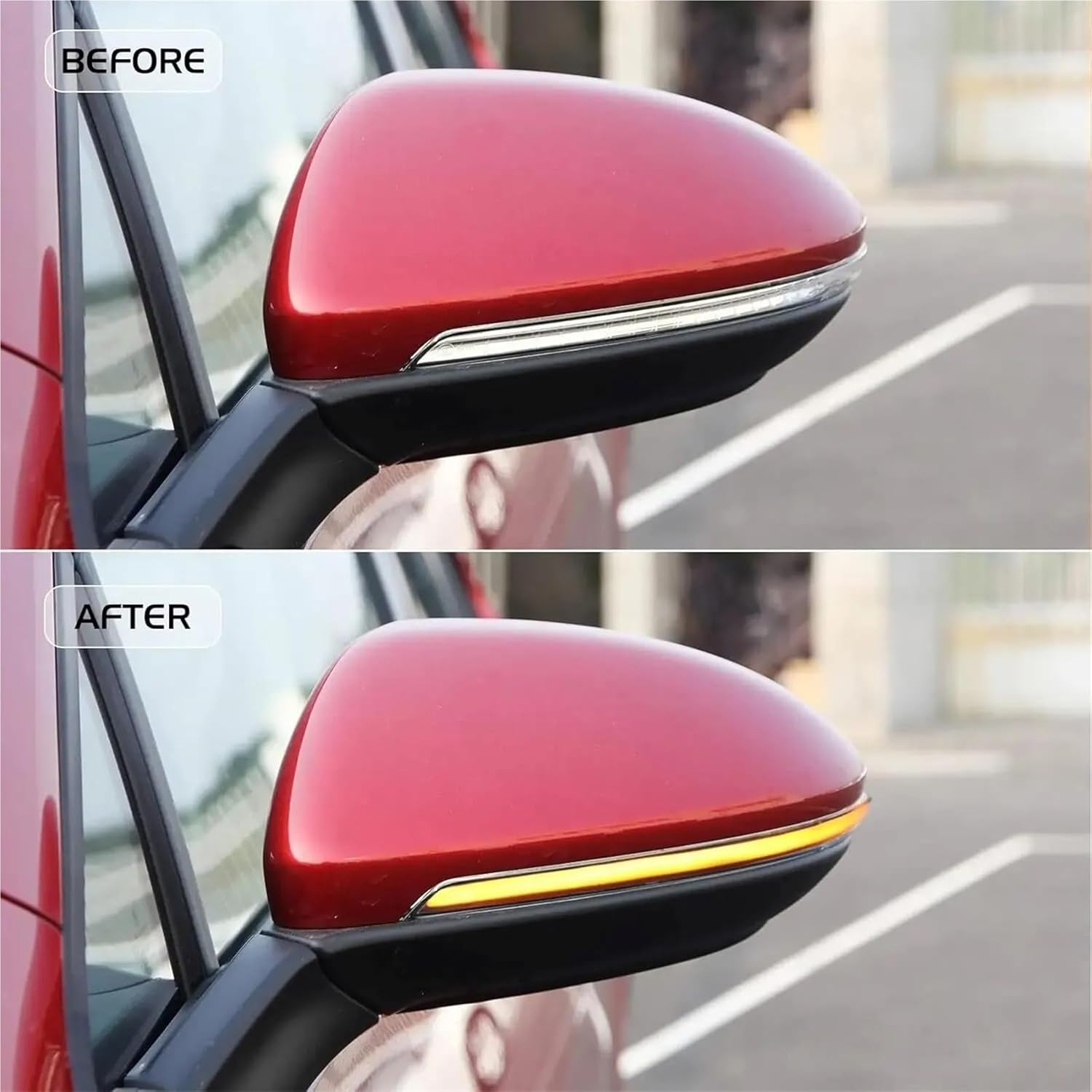 Blinker Lamp Dynamic Turn Signal LED Side Wing Rearview Mirror Indicator Blinker Sequential Light for VW for Golf 7 VII MK7.5 for Jetta MK7 for Touran Car Turn Signal Lamp Assembly
