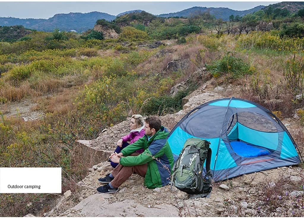 Ultralichte wandelrugzak met regenhoes 60L reisdagrugzak Waterdichte grote trekkingrugzak voor heren, dames, buiten